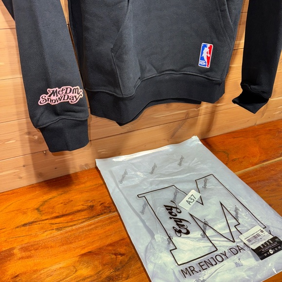 NEW Men’s Snow Day x MEDM Rapper Snowday Black Hoodie Sweatshirt M Medium NWT - Picture 4 of 16